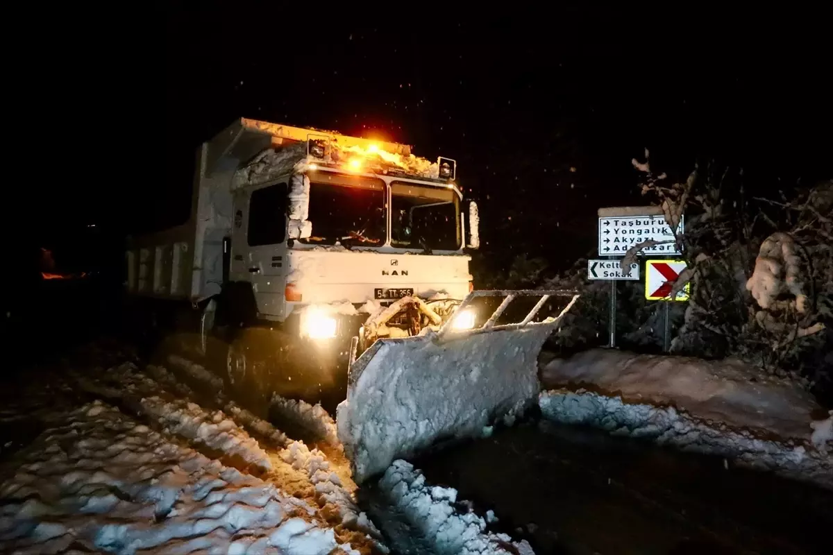 Sakarya’da Tüm Mahalle Yolları Açık