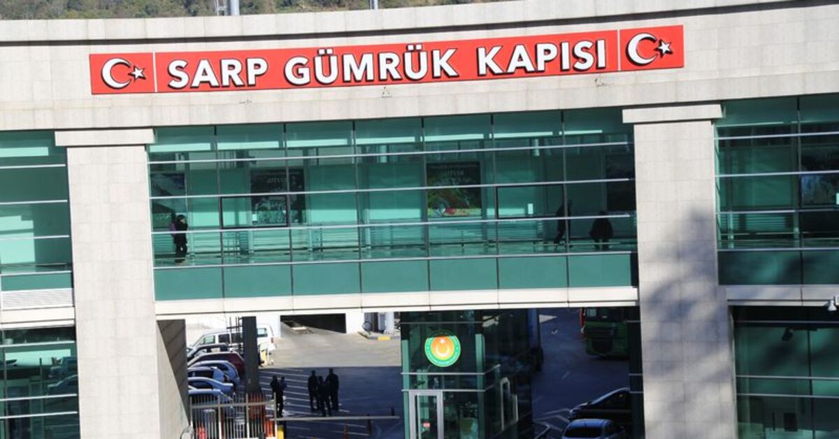 Sarp Sınır Kapısı’nda yılbaşı dönüş yoğunluğu